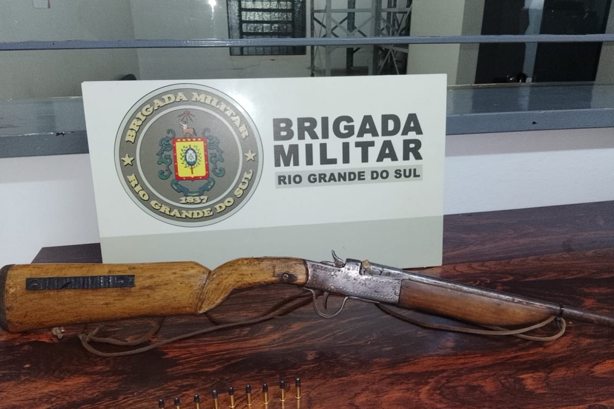 Brigada Militar prende homem por porte ilegal de arma de fogo em Tenente Portela