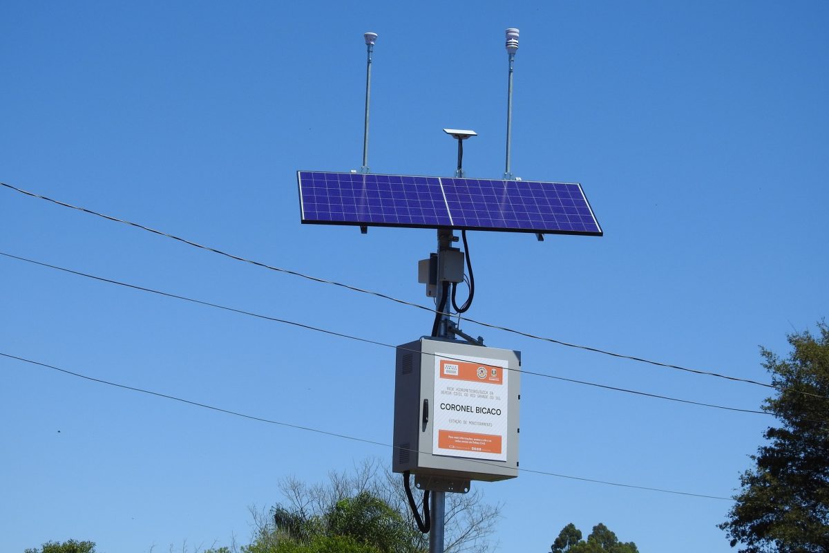 Estação hidrometeorológica instalada pela Defesa Civil Estadual entra em funcionamento em Coronel Bicaco