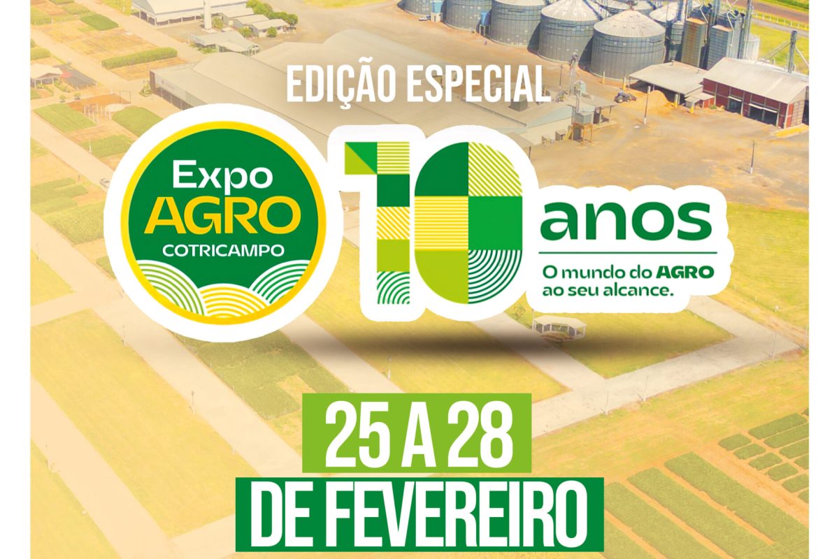 Confira a edição especial da ExpoAgro Cotricampo – 10 anos