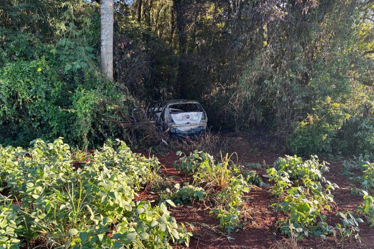 Veículo incendiado é encontrado no interior de Sarandi e jovem é localizado morto horas depois