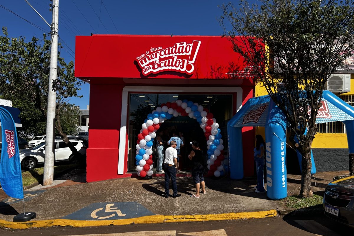 Mercadão dos Óculos inaugura unidade em Santo Augusto