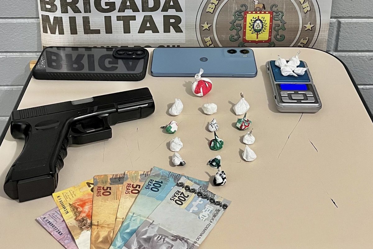 Brigada Militar apreende menor e prende homem por tráfico em Três Passos