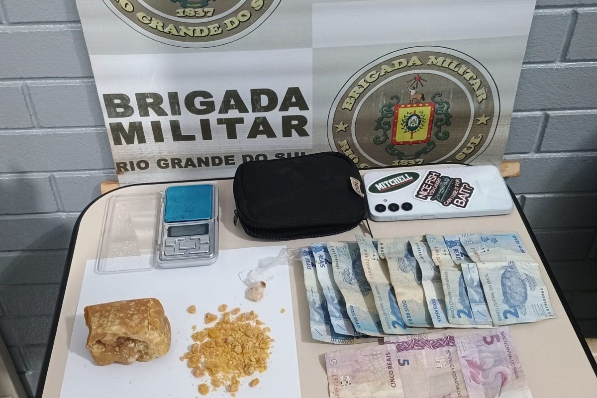 Brigada Militar prende homem por tráfico de drogas durante operação em Três Passos