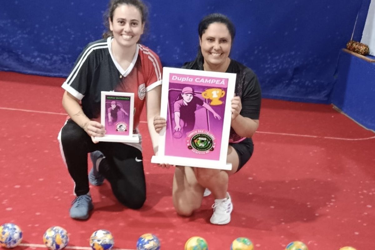 Primeiro torneio feminino de bochas no Rancho 48 reúne 28 duplas em Chiapetta