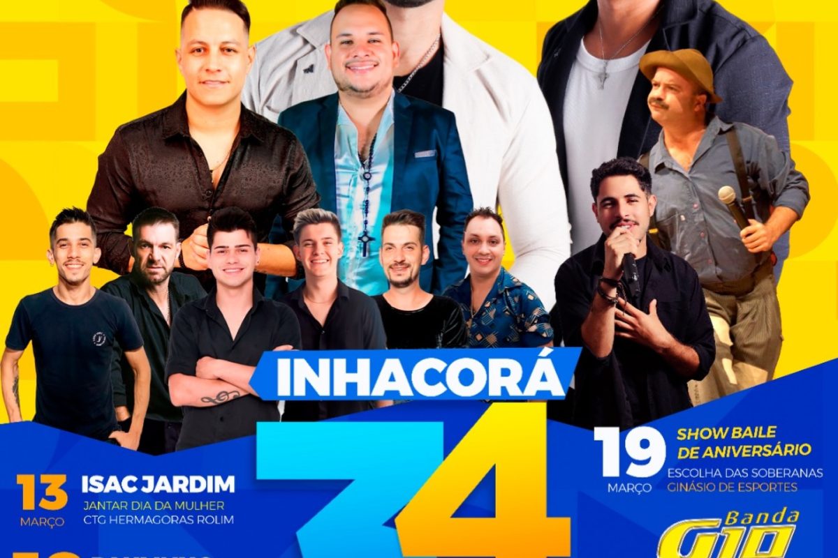 Inhacorá prepara programação especial para celebrar 34 anos de emancipação
