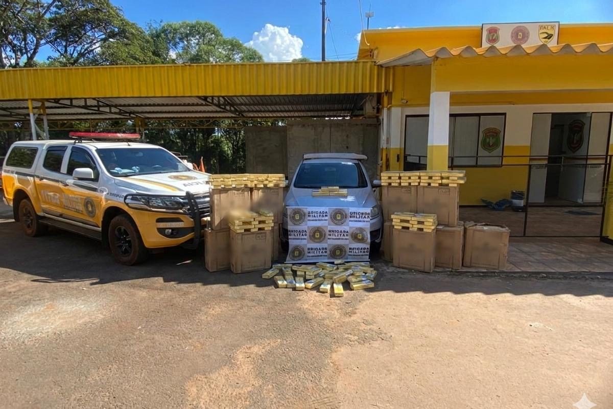 Ação conjunta apreende 15 mil maços de cigarros contrabandeados em Santo Augusto