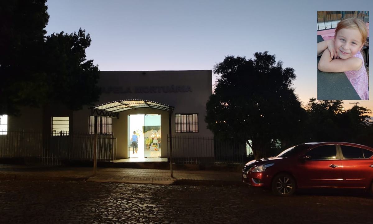 Velório da menina Cláudia Pommer já ocorre na Capela Municipal de Chiapetta