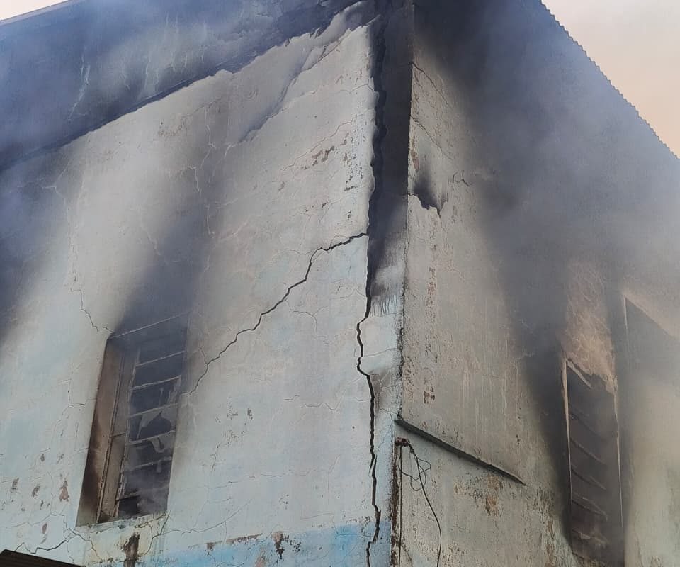 Bom Progresso: Novo incêndio volta a atingir prédio público e estrutura corre risco de desabamento