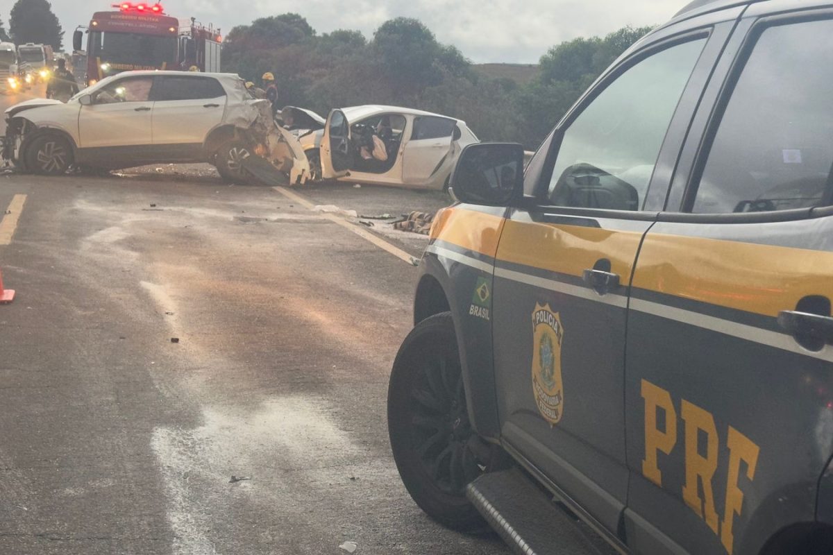 Colisão frontal deixa uma morte e dois feridos na BR-285, em Passo Fundo