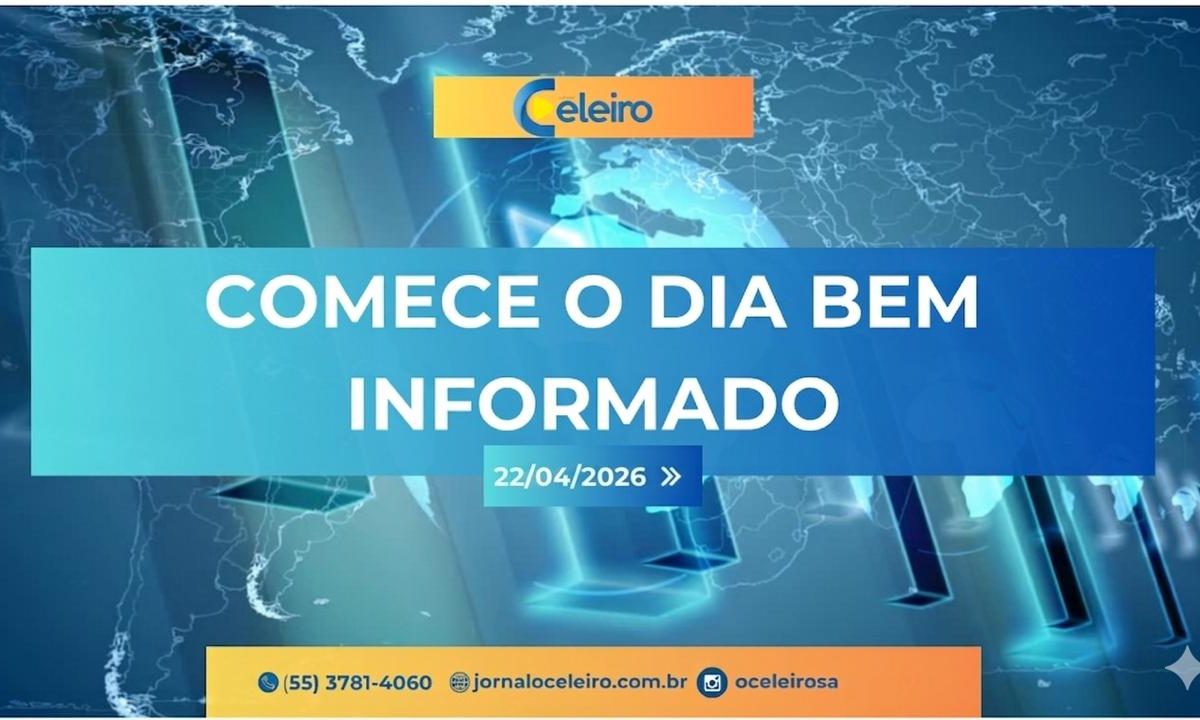 Comece a quarta-feira, 22 de abril, bem informado