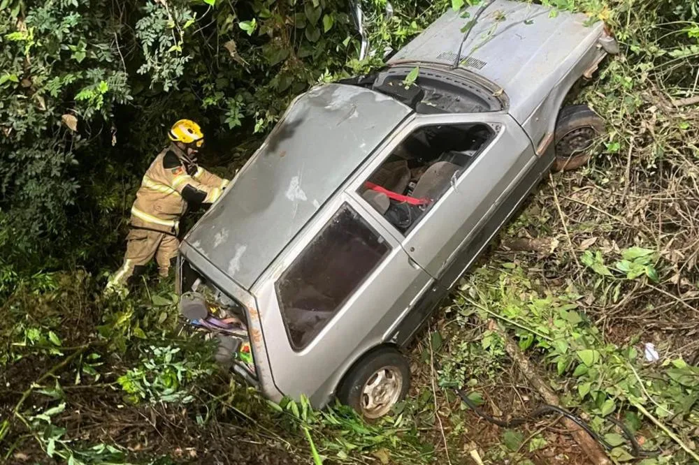 Homem de 43 anos morre após saída de pista na RS-344, em Santa Rosa
