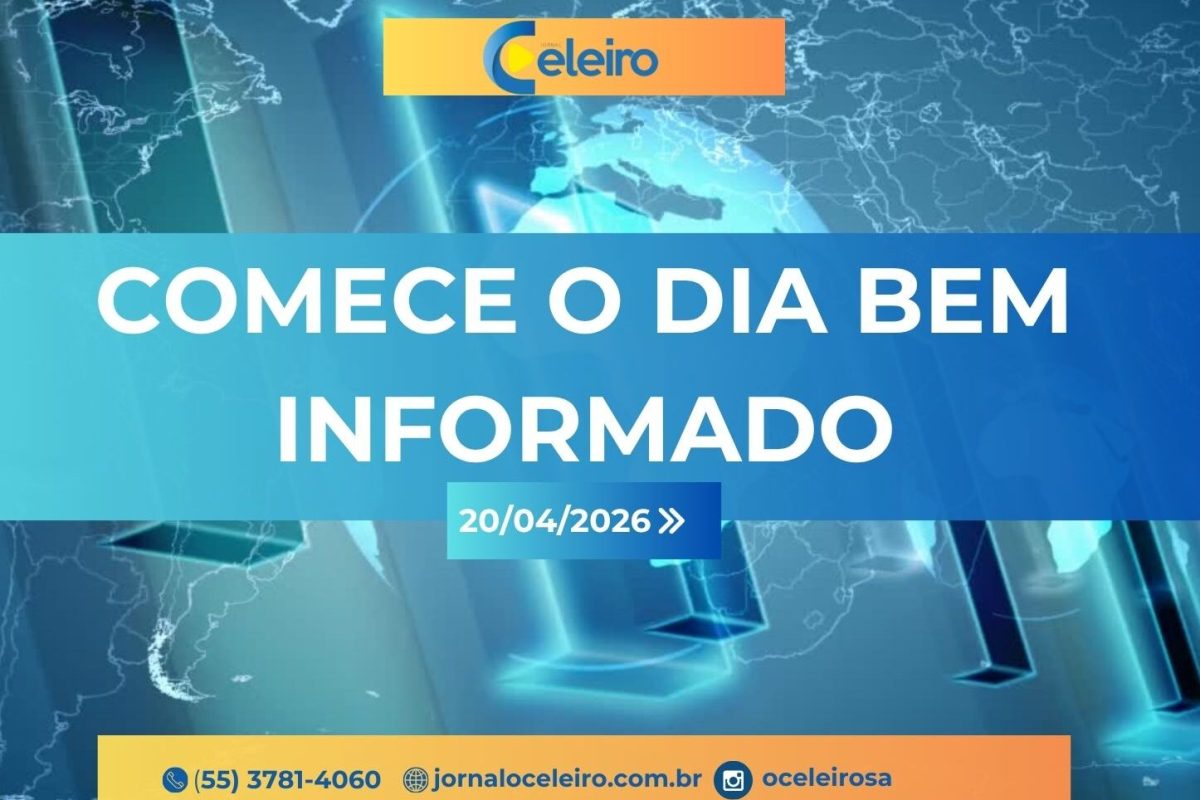 Comece a segunda-feira, 20 de abril, bem informado