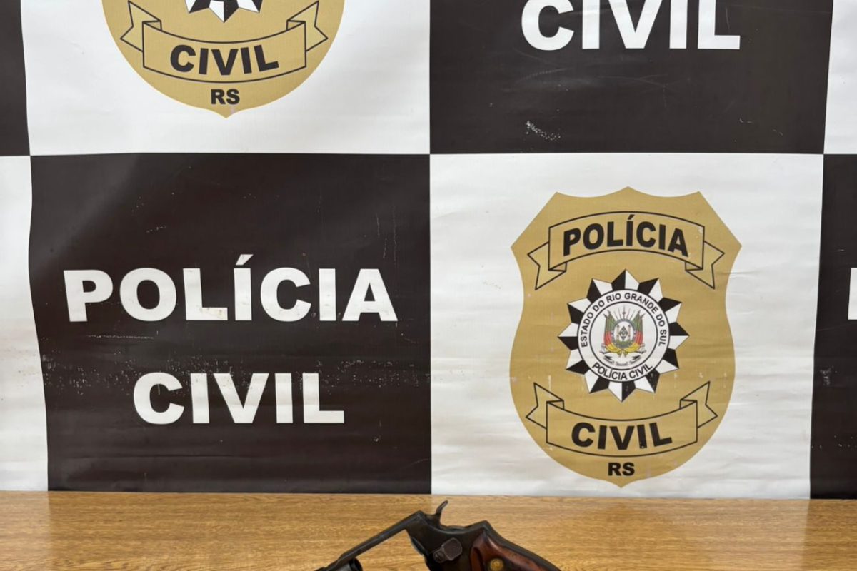 Polícia Civil apreende revólver durante cumprimento de mandado em Tenente Portela