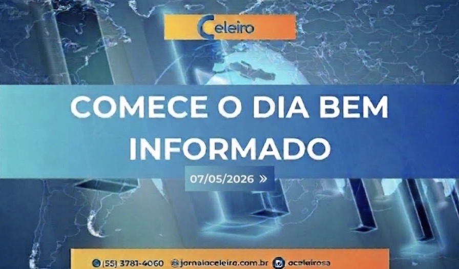 Comece a quinta-feira, 07 de maio, bem informado