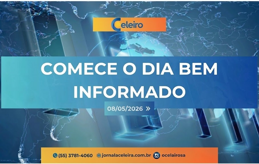 Comece a sexta-feira 08 de maio, bem informado